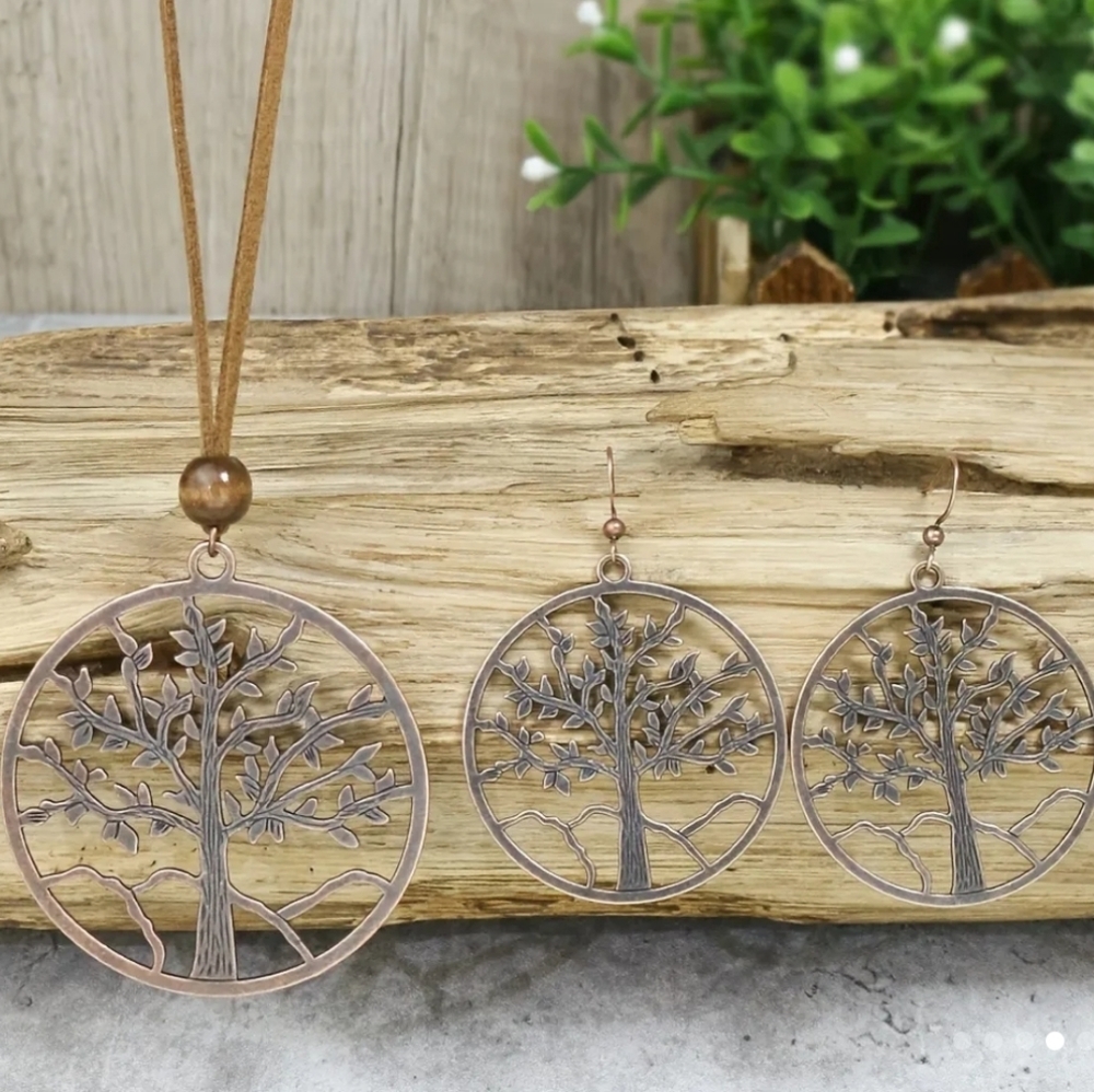 Tree Of Life, Vintage Ladies Set Necklace